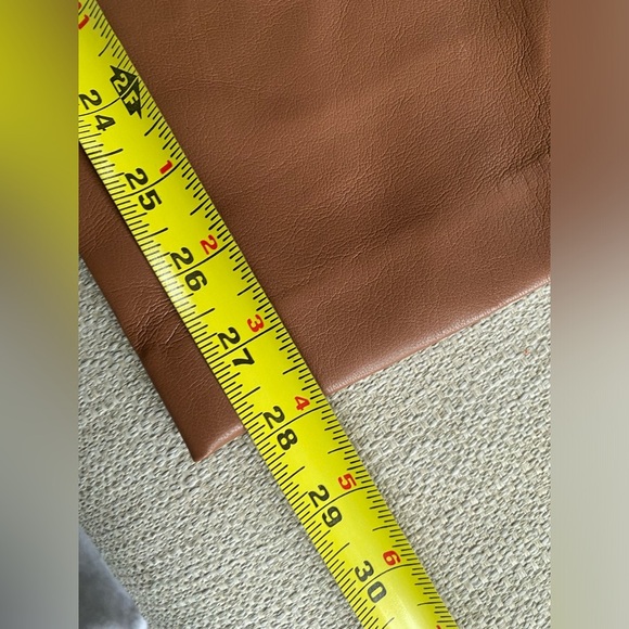 Aritzia Pants Women’s 00 Babaton Command Pant Vegan Leather Chocolate Brown - Picture 10 of 11